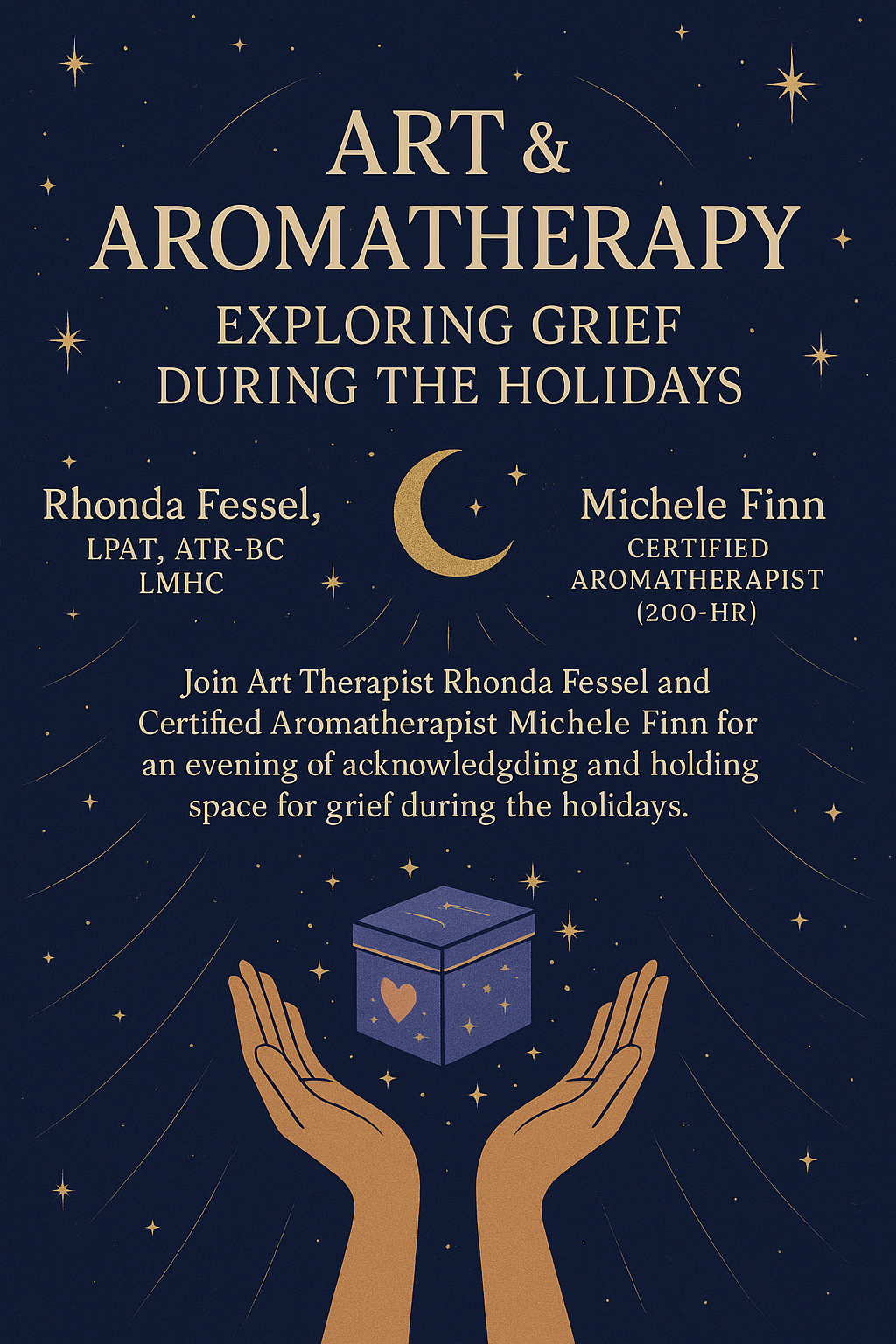 Art & Aromatherapy Exploring Grief Durning the Holidays