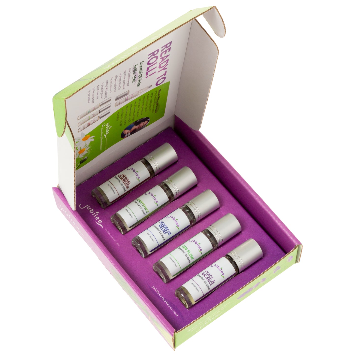 Essential Oil Blends Roller Bottle Wellness & Gift Box